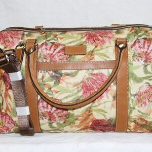 Patricia Nash Cerasella Overnighter Weekender Travel Duffel Duffle Bag Luggage